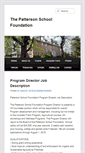 Mobile Screenshot of pattersonschoolfoundation.org